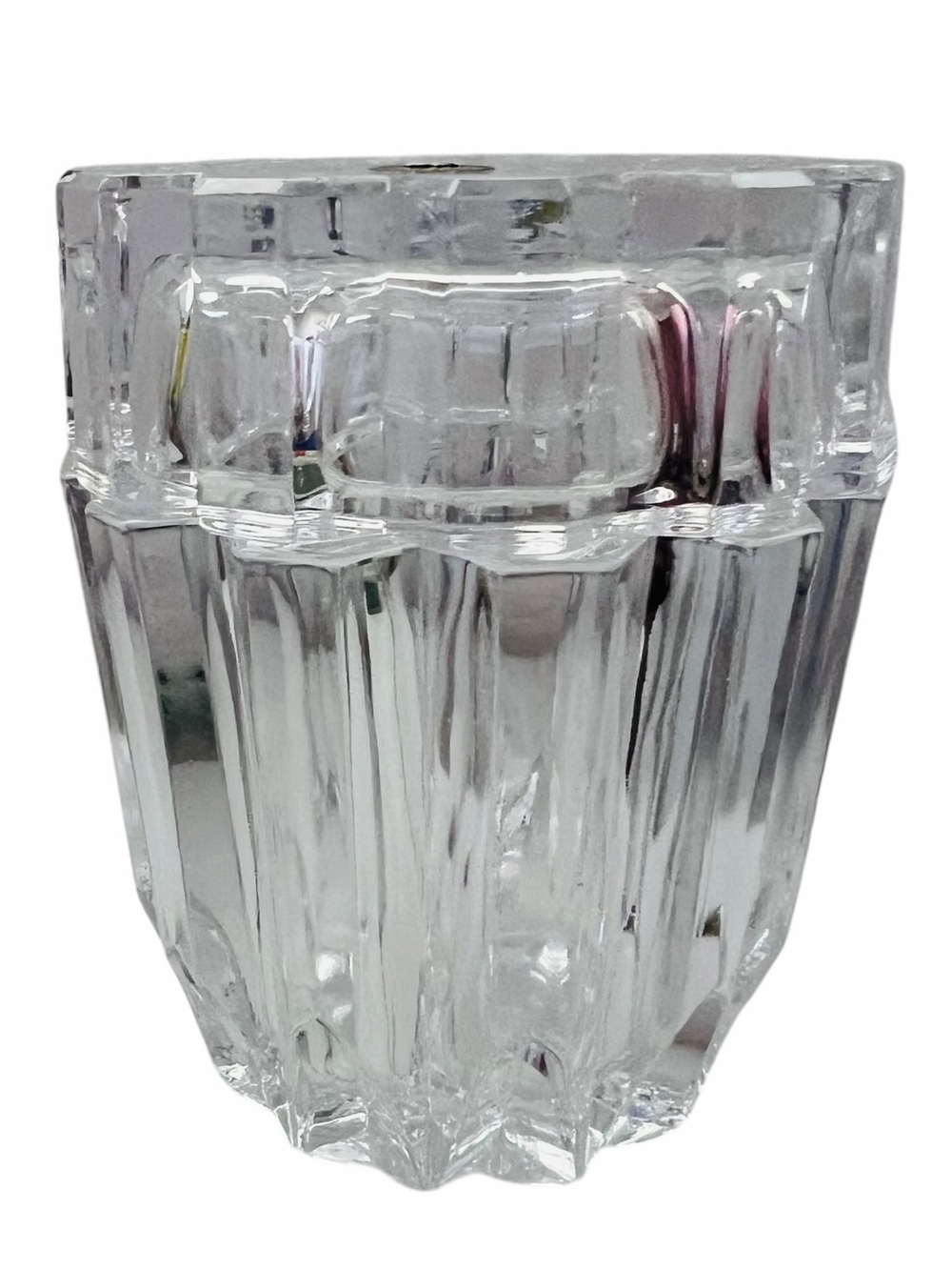 Hoya Crystal Japan Glass Canister w/lid